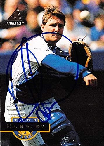 מחסן חתימה 586754 טוד הונדי כרטיס בייסבול חתימה - ניו יורק Mets SC 1994 Pinnacle - No.155