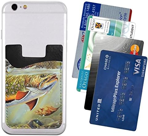 טראוט טווח של ברוק דיג טלפון מחזיק כרטיסי עור תעודה אשראי עור.