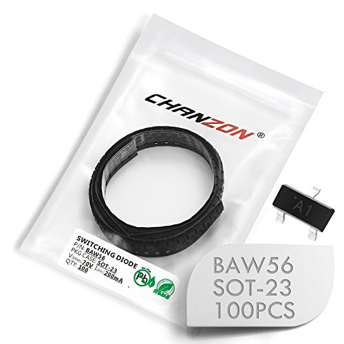 Chanzon Baw56 SMD אות קטן דיודות מיתוג מהיר 200 MA 70V SOT-23 200 MA 70 וולט