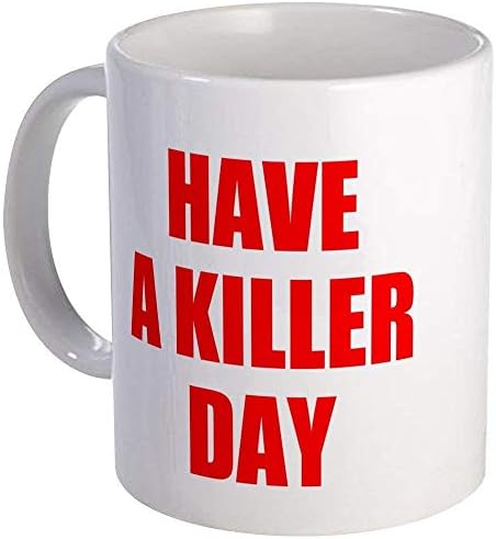 דקסטר יש רוצח יום ספל-קרמיקה 11 עוז קפה / תה כוס מתנה גרב ממלא