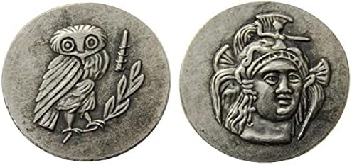 יוון עתיק מצופה מכסף העתקים חיקוי זר מטבעות זיכרון מטבעות מטבעות חובבים אוסף חובבים עבודות מזכרות קישודים מתנות ביתיות