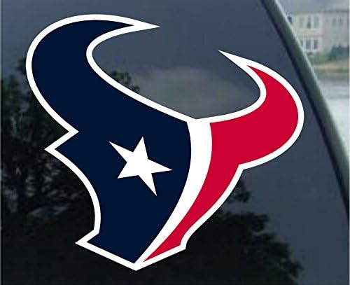 NFL יוסטון טקסנים מושלמים מדבקות צבע, 8 x 8